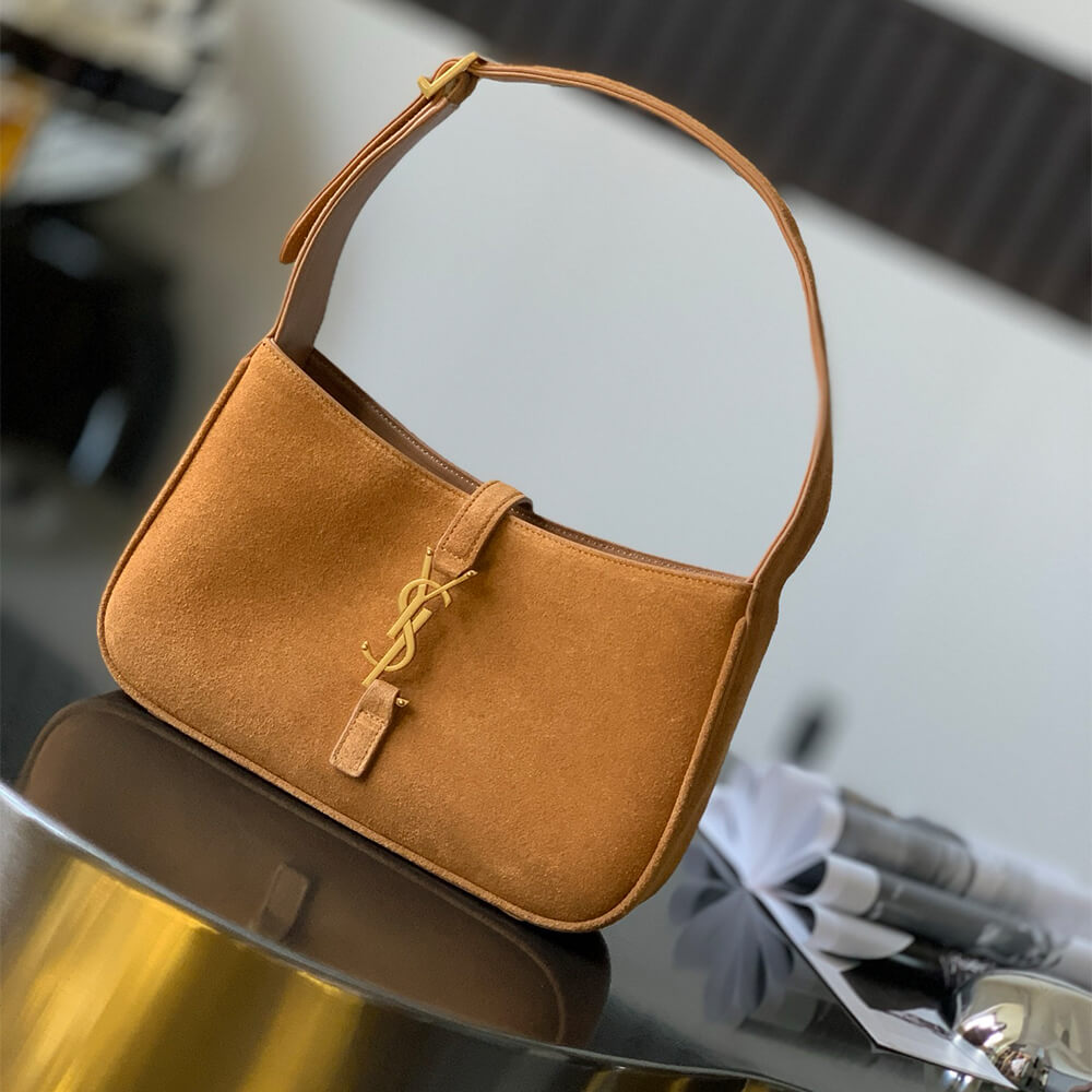 YSL LE 5 A 7 HOBO BAG IN SUEDE