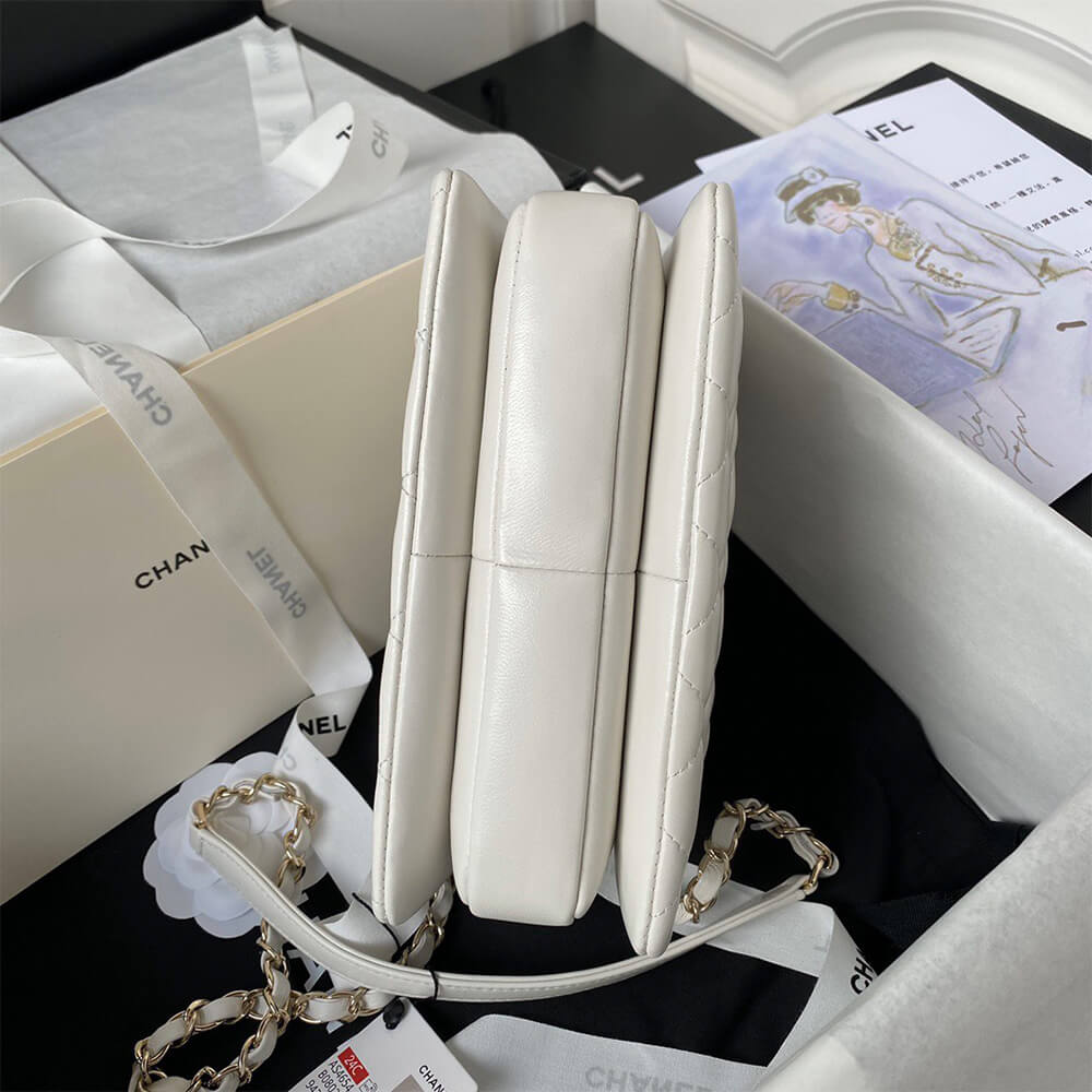 CHANEL Mini Flap Bag with Top Handle(HIGH-END GRADE)