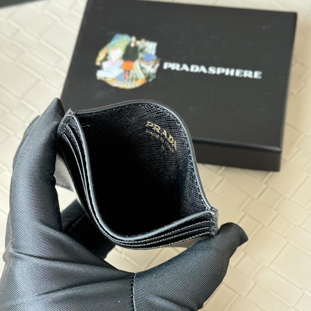 Prada Saffiano Leather Card Holder
